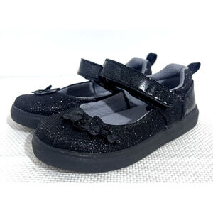 Surprize By Stride Rite Sandals Girls US 10M EU 26 Black Memory Foam Logo